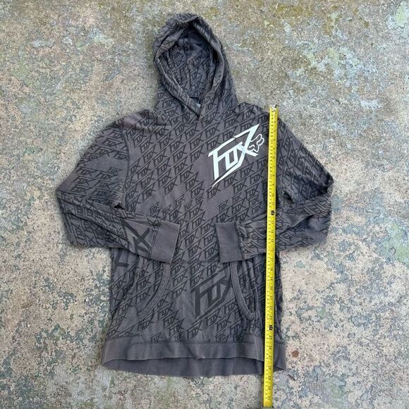 Fox Racing Classic Logo Y2K Hoodie - Picture 1 of 4